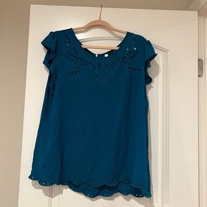 Fun blue blouse